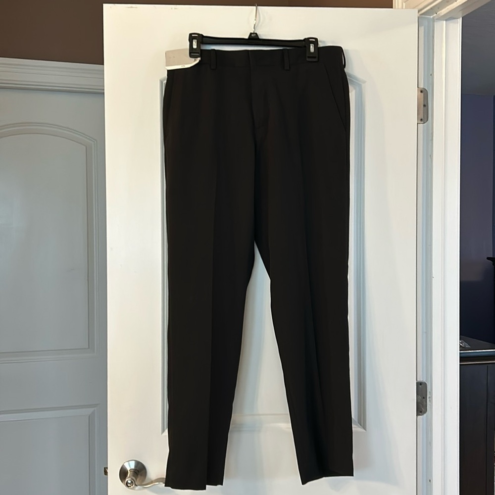 NWT JF J Ferrar Flat Front Slim Fit Dress Pants - 32 X 30
